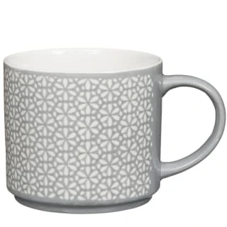 B&M Jumbo Embossed Stacking Mugs 4pk - Image 4