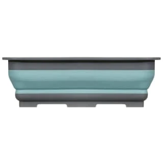 Addis Collapsible Washing Up Bowl - Aqua & Grey - Image 3