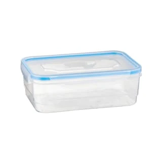 B&M Clip Top Food Containers 4pk - Blue - Image 4