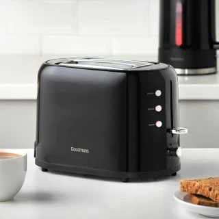 Goodmans Plastic 2 Slice Toaster - Black - Image 3