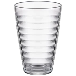 Set Of 4 Ribbed Glasses