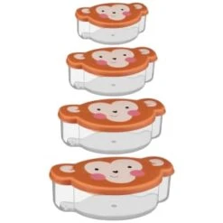 Storage Tubs 4pk - Monkey